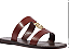 Schutz - Sandália Rasteira Elegance Couro Vinho - Imagem 3