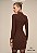Perfect Way - Vestido Curto Feminino Café - Imagem 2