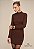 Perfect Way - Vestido Curto Feminino Café - Imagem 1