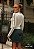 Perfect Way - Blusa Cropped Feminina Off White C/ Café - Imagem 3