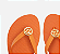 Brizza - Chinelo Laranja Essencial Metal Zz - Imagem 2