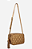 Luiza Barcelos - Bolsa Clássica Em Couro Metalizado Ouro Velho - Imagem 5