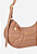 Luiza Barcelos - Bolsa Baguete Pequena Em Couro Bege - Imagem 3