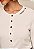 Perfect Way - Blusa Feminina Manga Longa Off White - Imagem 1