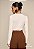 Perfect Way - Blusa Feminina Manga Longa Off White - Imagem 3