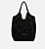 Brizza - Bolsa Shopping Crochê Preto - Imagem 1