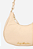 Luiza Barcelos - Bolsa Baguete Meia Lua Couro Bege Nata - Imagem 1