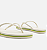 Brizza - Chinelo Off White Tiras Brasil - Imagem 2