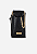 Luiza Barcelos - Bolsa Porta Celular Em Couro Croco Prreto - Imagem 1