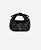 Luiza Barcelos - Bolsa Hobo Em Couro Preto C/ Nó - Imagem 2