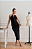 Charry - Vestido Midi Decote Degage Gola Metálica - Imagem 3
