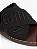 Schutz - Sandália Rasteira Bico Quadrado Logo Preta - Imagem 5