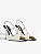 Schutz - Scarpin Slingback Verniz Couro Branco - Imagem 2