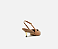 Arezzo - Scarpin Marrom Couro Salto Fino Fivela Slingback - Imagem 5