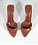 Schutz - Sandália Elodie Chrome Couro Marrom - Imagem 3