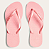 Santa Lolla - Chinelo Flip Flop Borracha Rosa Soft - Imagem 1