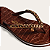 Santa Lolla - Chinelo Flip Flop Borracha Corrente Marrom Cocoa - Imagem 2