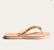 Santa Lolla - Chinelo Flip Flop Verniz Bege Baked Corrente - Imagem 2