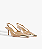 Schutz - Slingback Biqueira de Metal Couro Marrom - Imagem 1