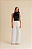 Charry - Blusa Ajustada Lisa Com Transparencia - Imagem 2