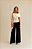 Charry - Blusa Decote Assimétrico Lisa Com Passante - Imagem 3