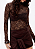 My Favorite Things - Vestido Curto Manga Longa Renda - Imagem 3