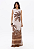 My Favorite Things - Vestido Super Midi Estampado De Tule - Imagem 1