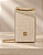 Schutz - Bolsa Porta Celular Croco Off White - Imagem 1