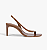Schutz - Sandália Bico Quadrado Marrom - Imagem 2