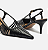 Arezzo - Scarpin Preto Salto Fino Fivela Slingback - Imagem 2