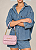 Luiza Barcelos - Bolsa CrossBody em Couro Açucar - Imagem 2