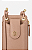 Luiza Barcelos - Bolsa Pequena Porta Celular Couro Nude - Imagem 2
