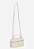 Luiza Barcelos - Bolsa Vanity Pequena Em Couro Croco Off White - Imagem 4
