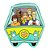 Almofada Formato Mystery Machine Scooby Doo Fibra - Imagem 1