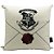 ALMOFADA FIBRA VELUDO 40X40CM CARTA HOGWARTS HARRY POTTER - Imagem 3