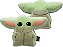 Almofada Formato Baby Yoda Star Wars Fibra - Imagem 1