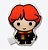 Almofada Formato Ron Weasley Harry Potter Fibra - Imagem 1