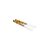 Conjunto 6 Espátulas de Aço Inox com Cabo de Plástico Bambu Natural 16cm - Imagem 1