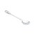 Conjunto 6 Colheres de Café de Zamac Niquelado Crystal 11cm - Imagem 1