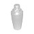 COQUETELEIRA DE ACO INOX PRETA 500ml - Imagem 1