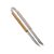 Pinça para Churrasco de Aço Inox e Cabo de Bambu 38cm - Imagem 1