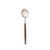 Conjunto 6 Colheres para Mesa de Aço Inox Com Cabo Em Estampa de Madeira Organic 21cm - Imagem 1