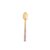 Conjunto 6 Colheres de Chá de Aço Inox Bambu Elegant Champanhe/Rose 12,5cm - Imagem 1