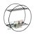 Prateleira Redondo Decora Black 40cm - Arthi - Imagem 2