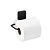 Porta Rolo Papel Higiênico Elegance Black Preto - Imagem 1