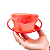 Porta Lanchinho Pote Snack Bebe Clingo Livre Bpa Rosa - Imagem 7