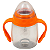 Copo De Transição Com Alça E Bico Silicone Laranja 220ml - Imagem 4