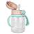 Copo Tritan Com Canudo 220ml Color Neutro - Imagem 2