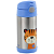 Garrafa Termica Infantil Inox Dupla Camada Tigre Clingo - Imagem 1