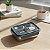 Lancheira Infantil Bento Box com Divisórias Tampa Hermética Azul - Imagem 5